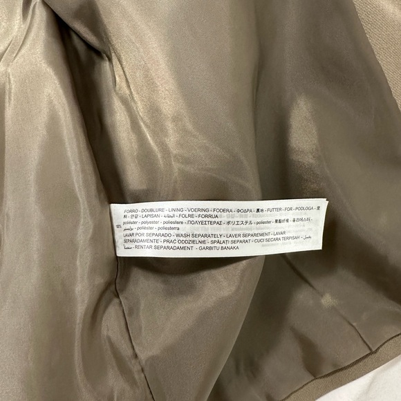 Zara Oversized Double Breasted Blazer in khaki - Picture 6 of 8